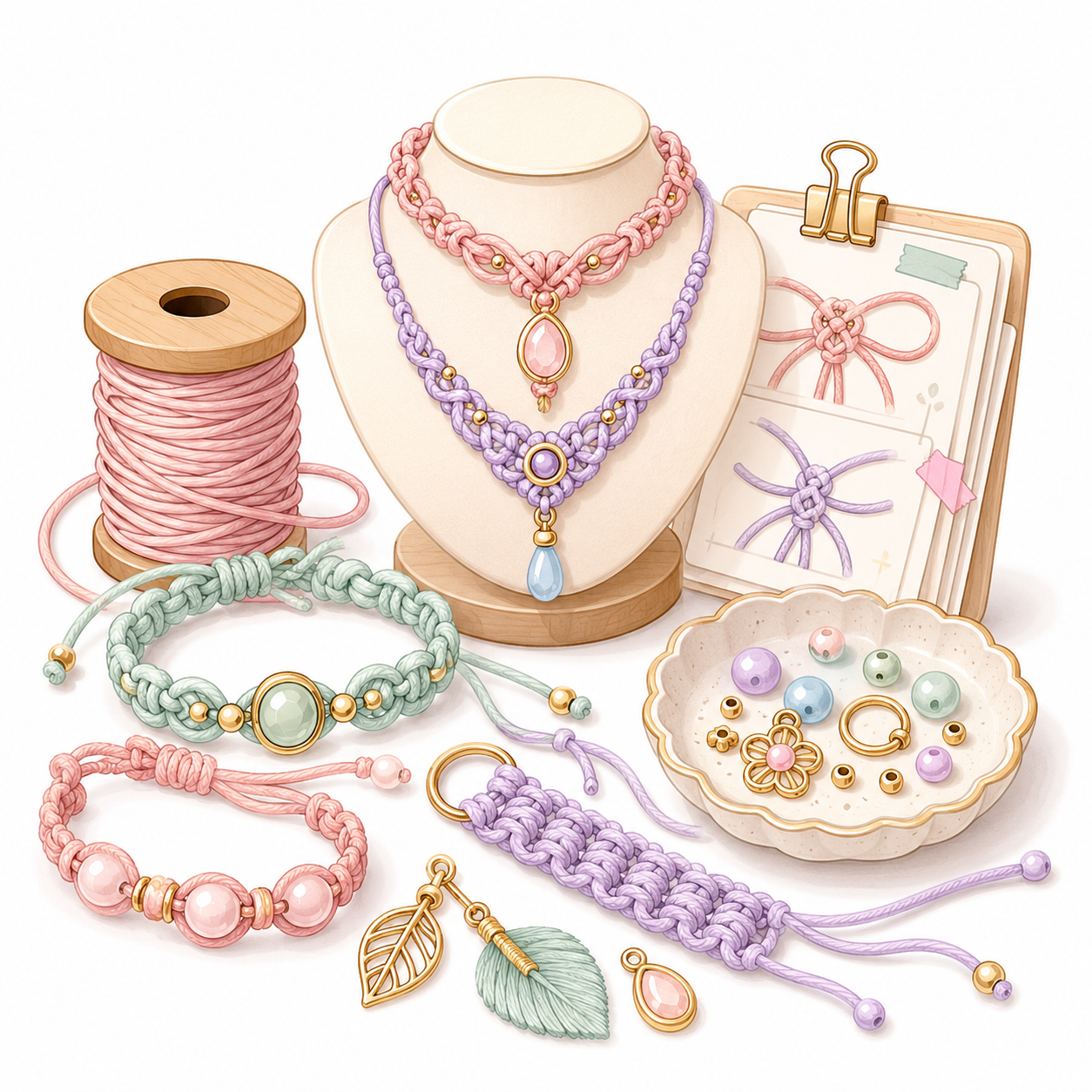 Jewelry Knotting Notes