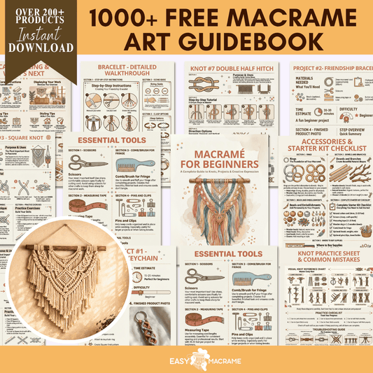 1000+ Free Macrame Art Guidebook