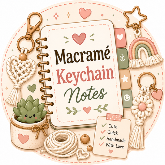 Macramé Keychain Notes